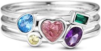 Elegant Multi-shape 1.50ct Gemstones Ring
