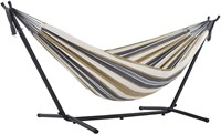 Hammock with Space Saving Steel Stand