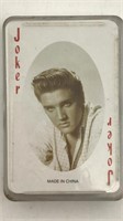 Elvis Playing Cards In Plastic Storage Case