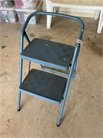 Blue step stool