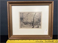 San Antonio Artist Lillie May Hagner Pencil