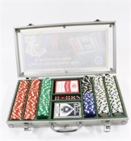 Casino Style Poker Set in Aluminum Box