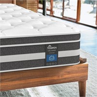 Eseren 12in Queen Mattress - Med Firm  Gel Foam