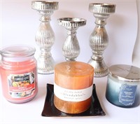 New 3-Wick Candles & Candlesticks