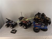 4 RC REMOTE CONTROL VEHICLES