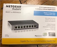 NETGEAR ProSAFE 8-port swith, in box