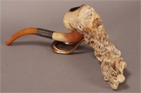 Well Carved 19th Century Meerschaum Pipe,