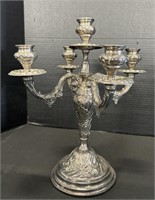 Spanish SilverPlayed Candelabra.