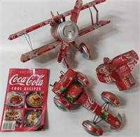 Coca Cola Can Airplane & Race Car