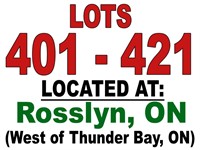 401 - 421 ~ LOCATED AT: Rosslyn, ON