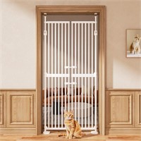 71" High Extra Tall Cat Gate, 33.85-35.43" Wide