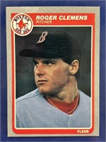 1985 ROGER CLEMENS ROOKIE FLEER CARD