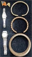 Seikeo & Timex Watches & Assorted Jewelry