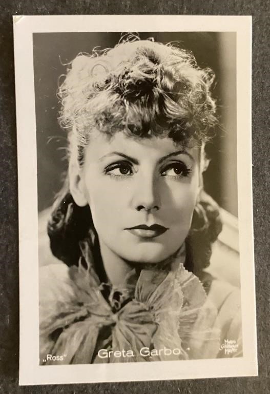 GRETA GARBO: Antique Trade Card (1932)