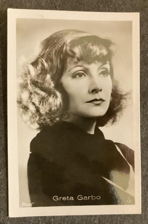 GRETA GARBO: Antique Trade Card (1932)