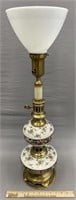 Porcelain & Brass Mount Table Lamp