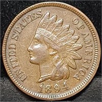 1894/94 Scarce Overdate Indian Head Cent from Set