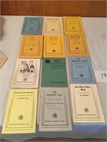 Vintage speech and play books