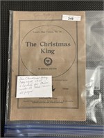 1915 The Christmas King Sheet Music