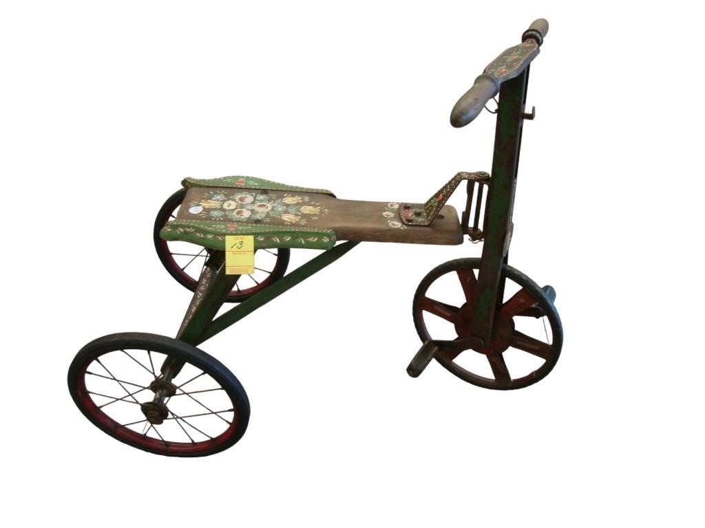 Hand painted child’s velocipede