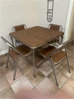 Vintage Samsonite Folding Table and Chairs