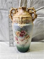 Antique Floral Vase From Austria
