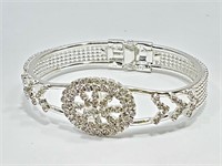 Crystal Hinged Bracelet