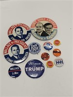 Vintage Political Pins & Others