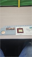 Bicentennial coin and stamp