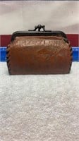 Vintage Mexican Leather Pouch