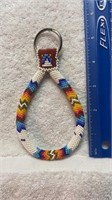 Native American Style Beaded keychain