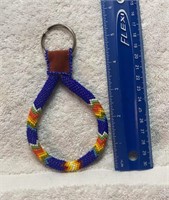 Native American Style Beaded keychain