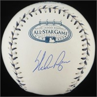 Autographed Nolan Ryan All-Star Baseball Display