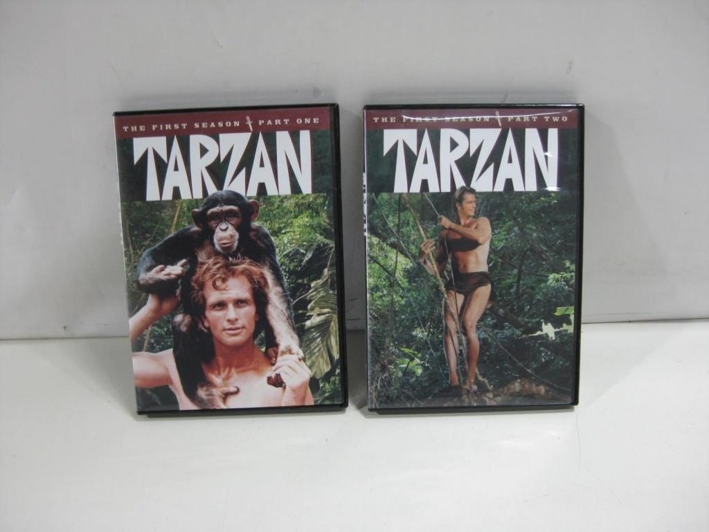 Tarzan The 1st Season Pt. 1 & 2 DVDs Untested