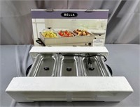 Bella Triple Buffet Server and Warming Tray