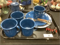 Agate ware, Enamelware, Amish S&P.