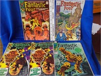 5 Fantastic Four Comic books