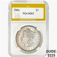 1903 Morgan Silver Dollar PGA MS63