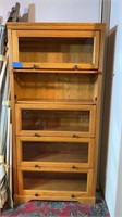 Barrister style bookcase 36”x13.5”x 74”