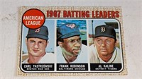 1968 Topps Baseball #2 Batting Leaders Robinson