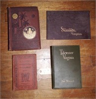 (4) Antique books: A History of Virginia and