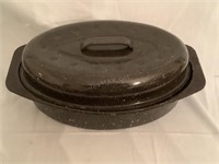 Granite Ware Small Roasting Pan w Lid