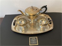 Viking Plate E.P. Copper Tea Service