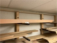 (4) Clear Oak Shelves with Laminate Front