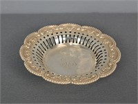 Ornate Scalloped Sterling Silver Bowl  - 2.44 Ozt