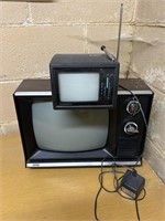 (2) vintage television sets