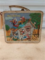 Metal Walt Disney's Mickey Mouse Club lunch box