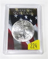 2018 American Silver Eagle, gem BU