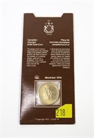 1976 $100 Gold Canadian Olympic uncirculated coin,