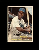 1957 Topps #159 Solly Drake EX to EX-MT+
